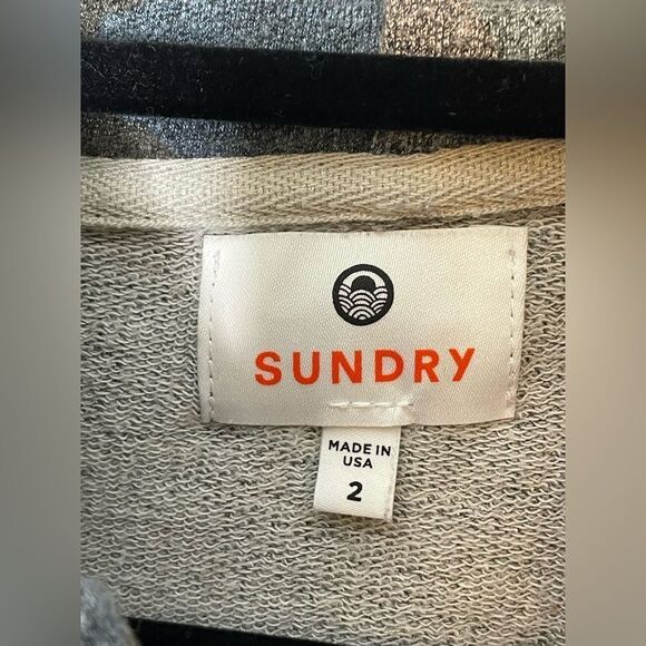 Sundry Hoodie Sweatshirt Pullover Camouflage M (8-10) - Picture 5 of 8